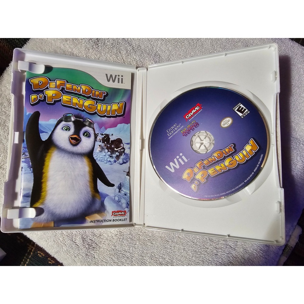 Defendin' De Penguin Wii Game Tower Defense Strategy Kids Family Fun - Picture 2 of 4